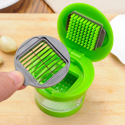 Image of Stainless Steel Garlic Press Chopper