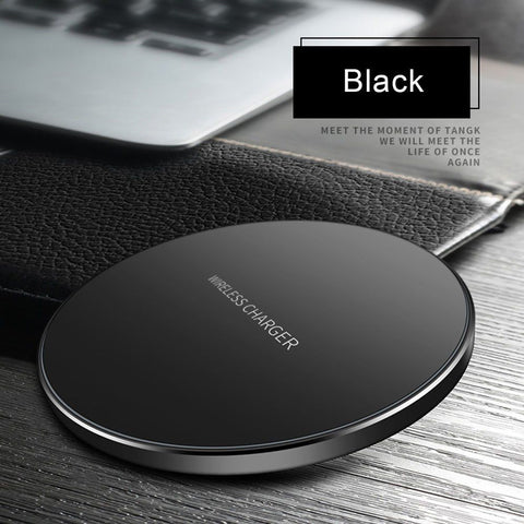 Image of Metal 20W Qi Wireless Charger Quick Charge 3.0 for Samsung S20 S9 S10 Note9 Fast Charging Pad for iPhone 12 X XS 11 XR 8 Airpods