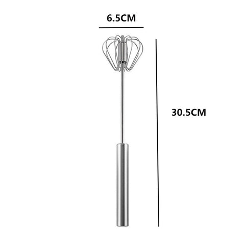 Image of Stainless Steel Manual Self Turning Whisk