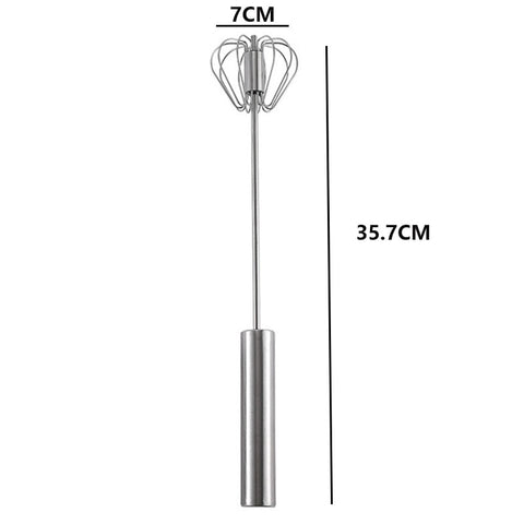 Image of Stainless Steel Manual Self Turning Whisk