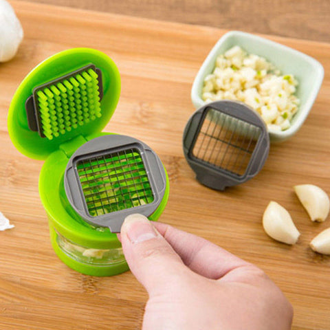 Image of Stainless Steel Garlic Press Chopper