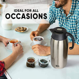 Stainless Steel Thermal Coffee/Tea Carafe (68oz)