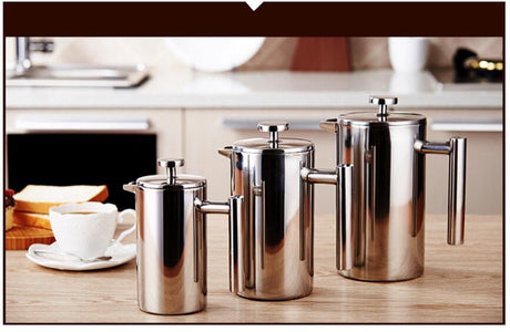 Stainless steel french presses coffee pot