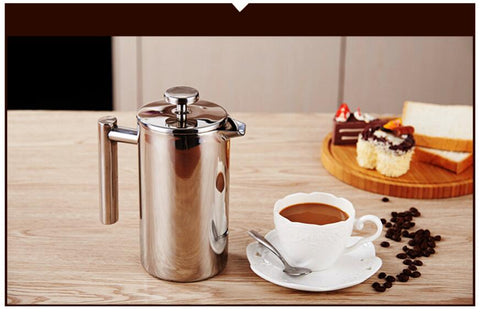 Image of Stainless steel french presses coffee pot