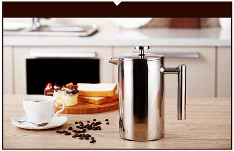 Image of Stainless steel french presses coffee pot