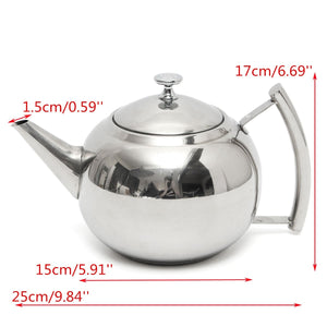 Silver Kettle With Strainer