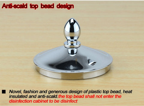 Image of Stainless steel tea pot with tea strainer