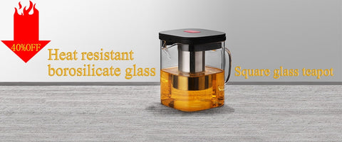 Image of 1800ml glass tea pot