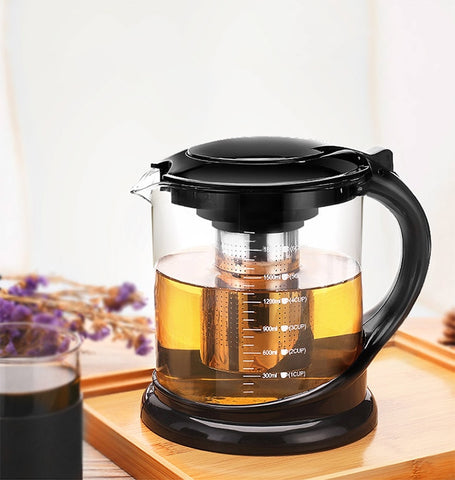 Image of 1800ml glass tea pot