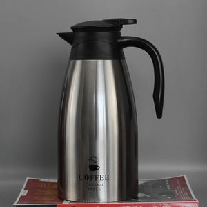 Stainless Steel Thermal Coffee Carafe-2L