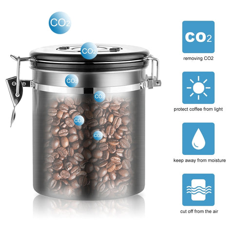 Image of Sealed Coffee Canister