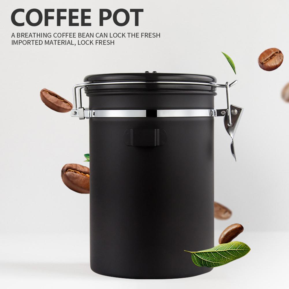 Airtight Stainless Steel Coffee Canister