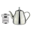 Stainless steel tea pot with tea strainer