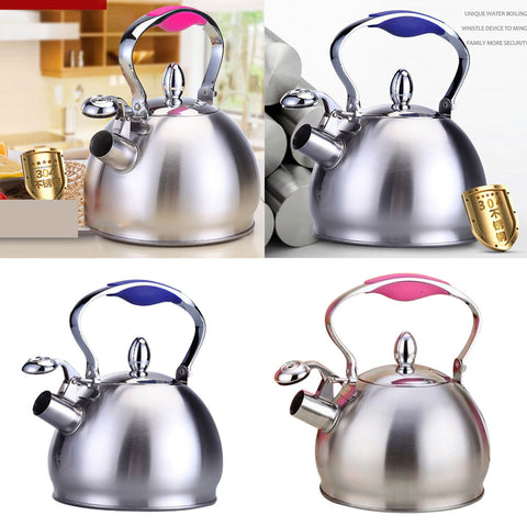 Image of Stainless Steel Whistling Tea Kettle