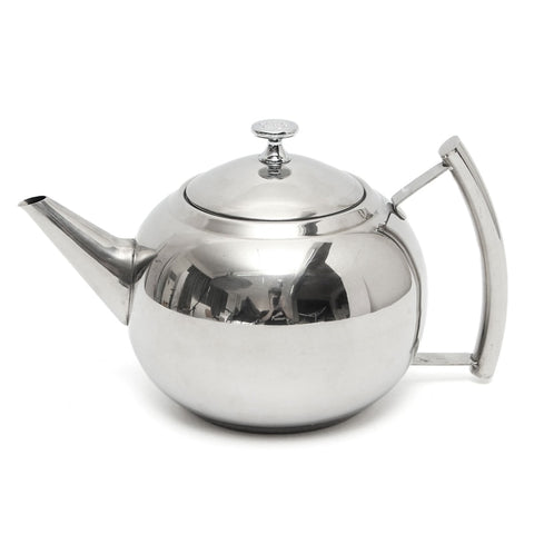 Image of Silver Kettle With Strainer